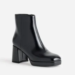 Boots noir à plateforme