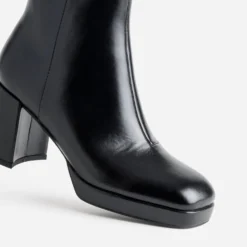Boots noir à plateforme