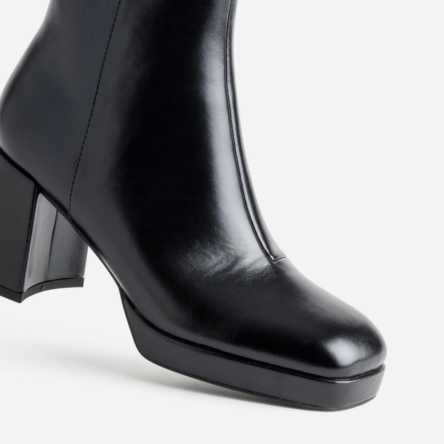 Boots noir à plateforme