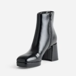 Boots noir à plateforme