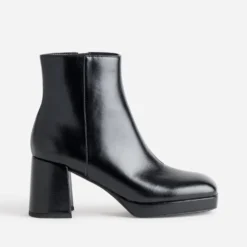 Boots noir à plateforme