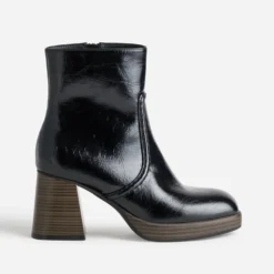 Boots noir à plateforme