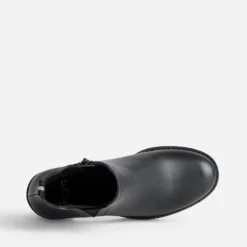 Boots noir semelle crantée