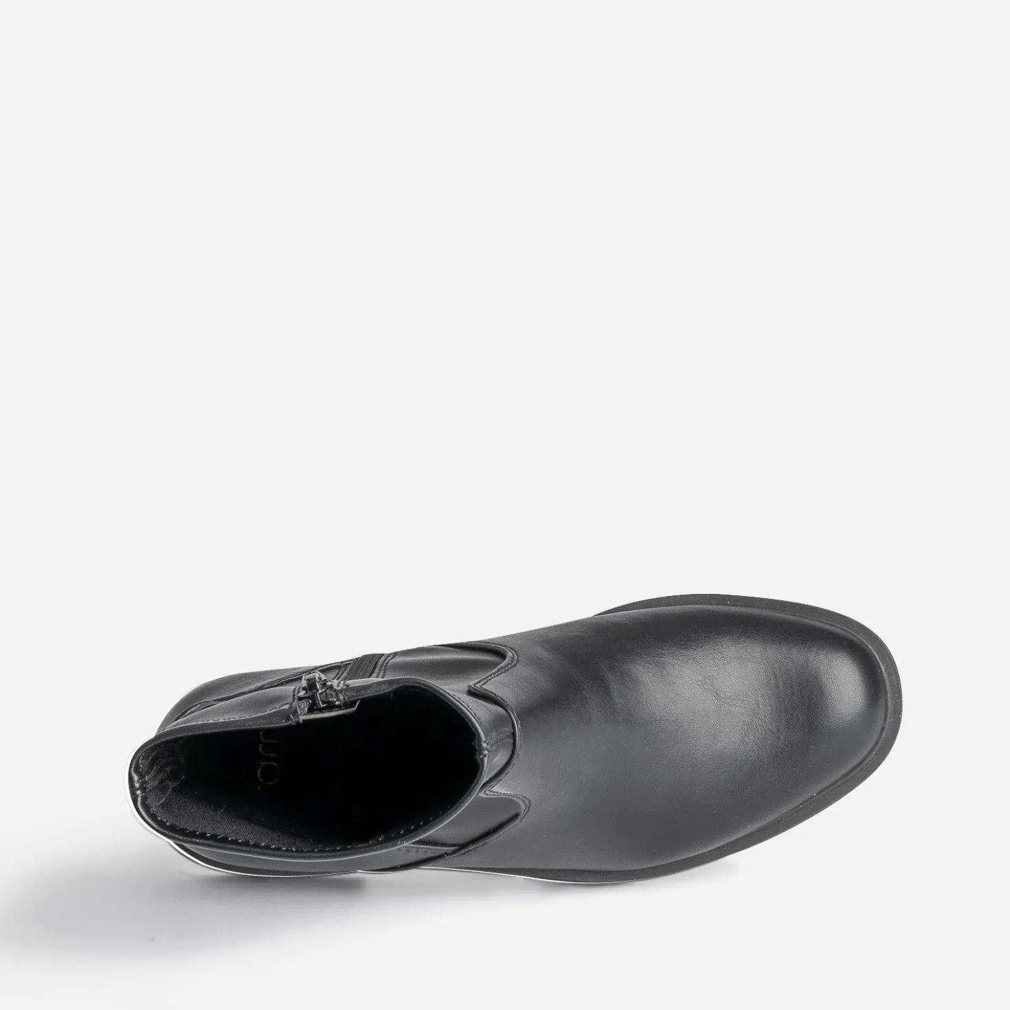 Boots noir zippé