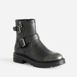 Boots TEXTO gris esprit motard