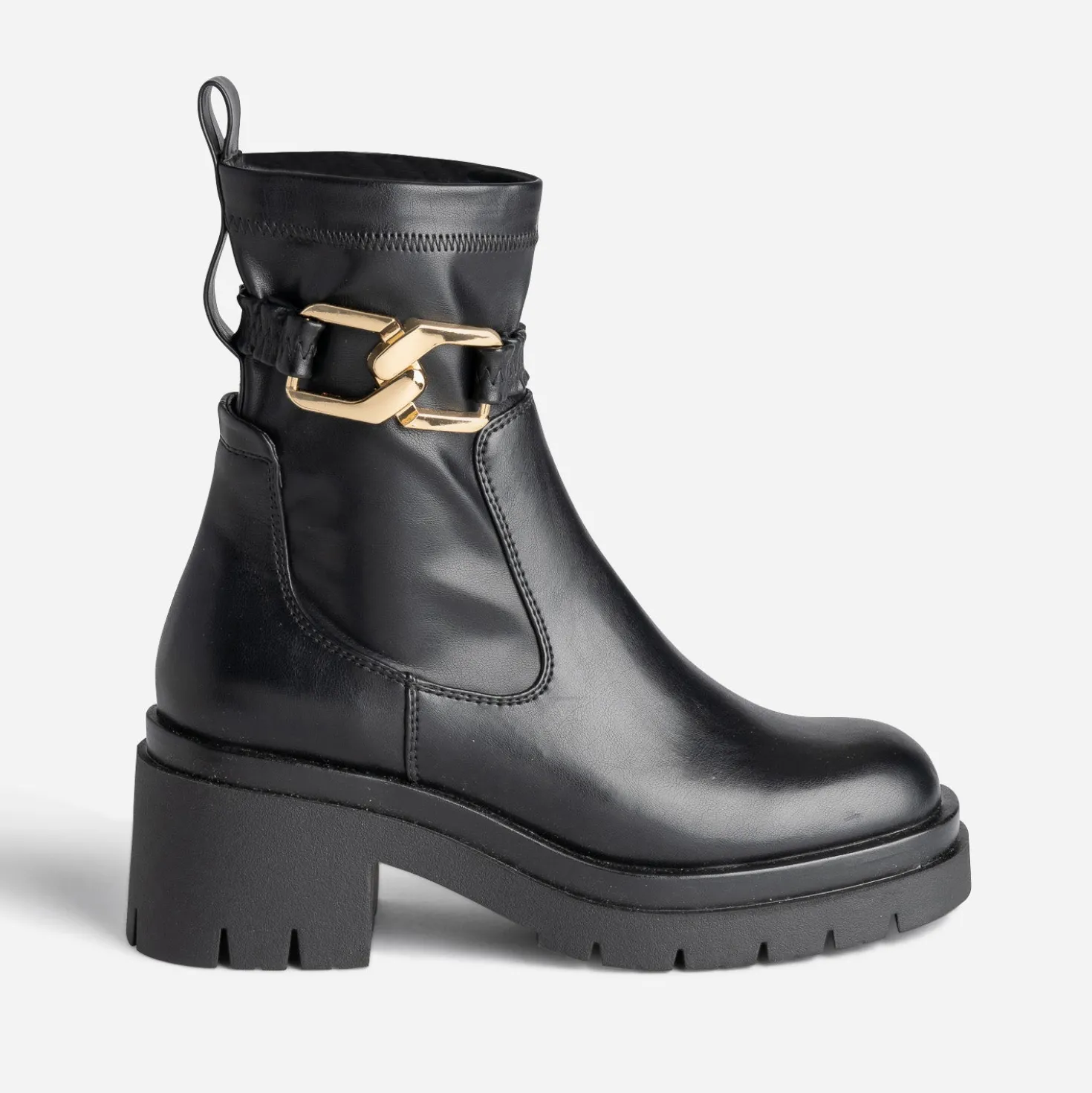 Boots TEXTO noir avec bride amovible