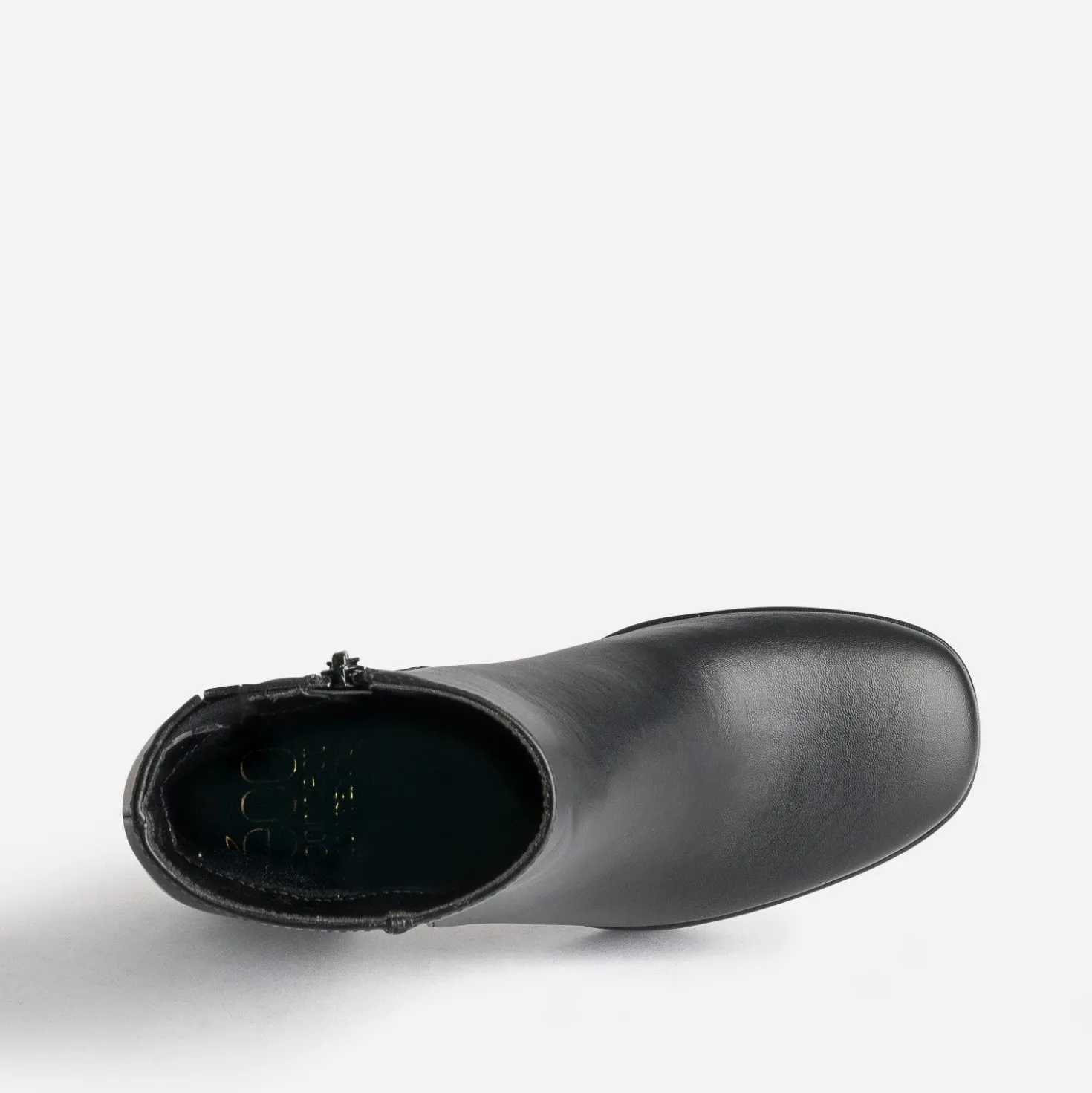 Boots TEXTO noir éco-conçu à talon carré
