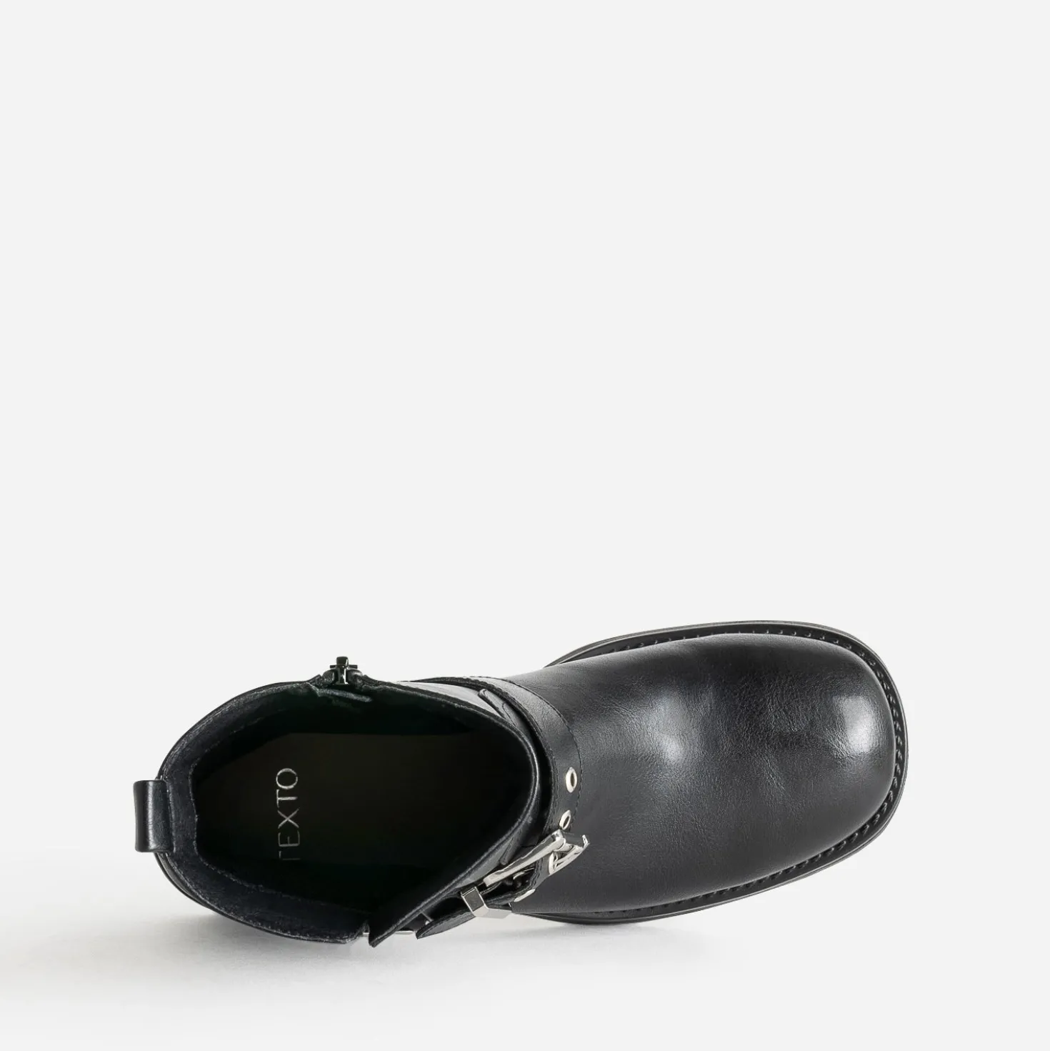 Boots TEXTO noir esprit motard