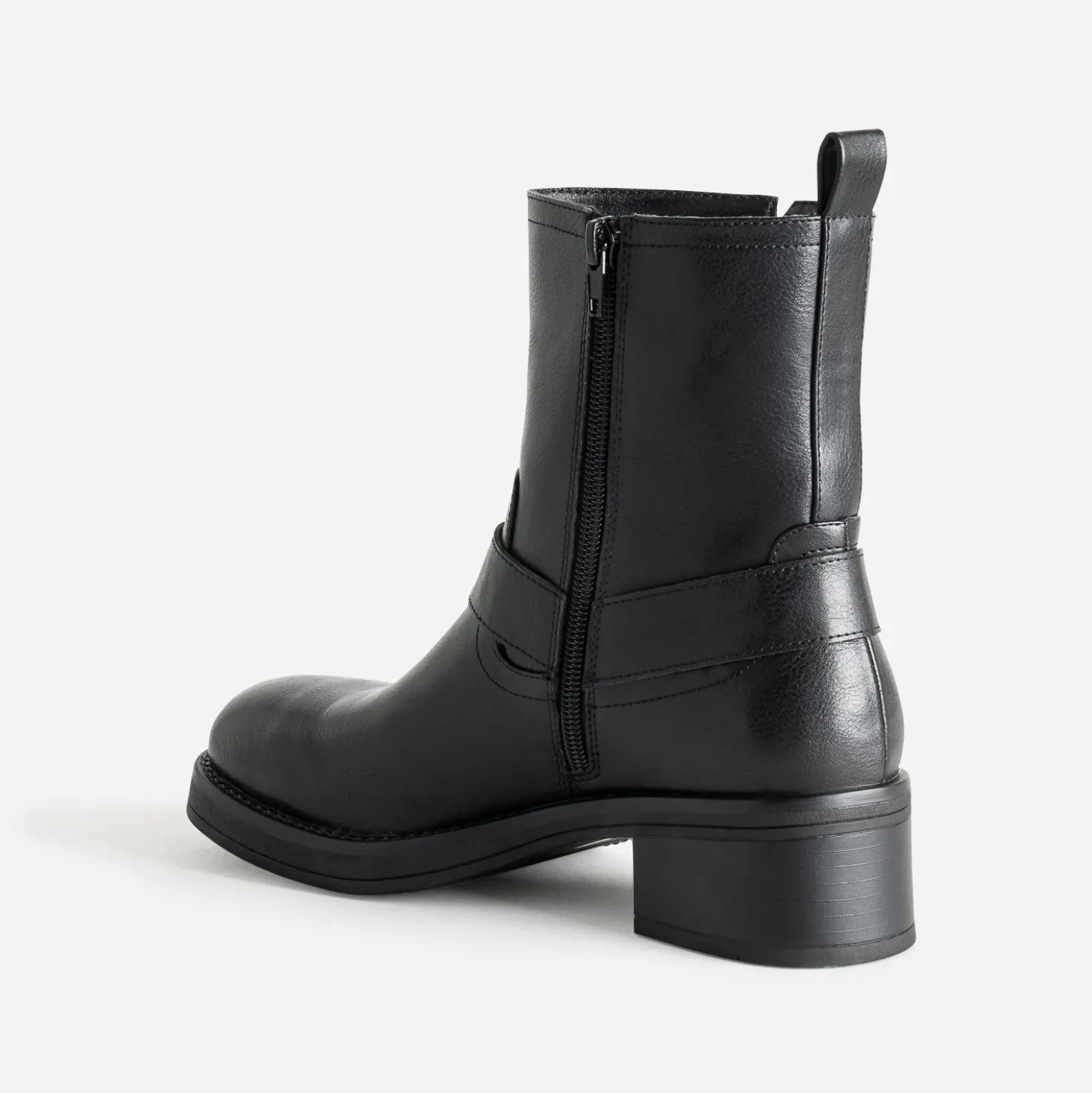 Boots TEXTO noir esprit motard