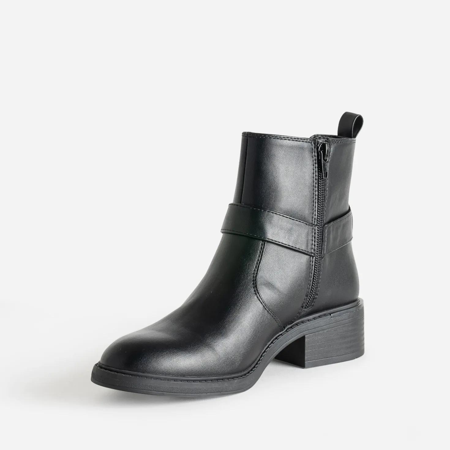 Boots TEXTO noir esprit motard