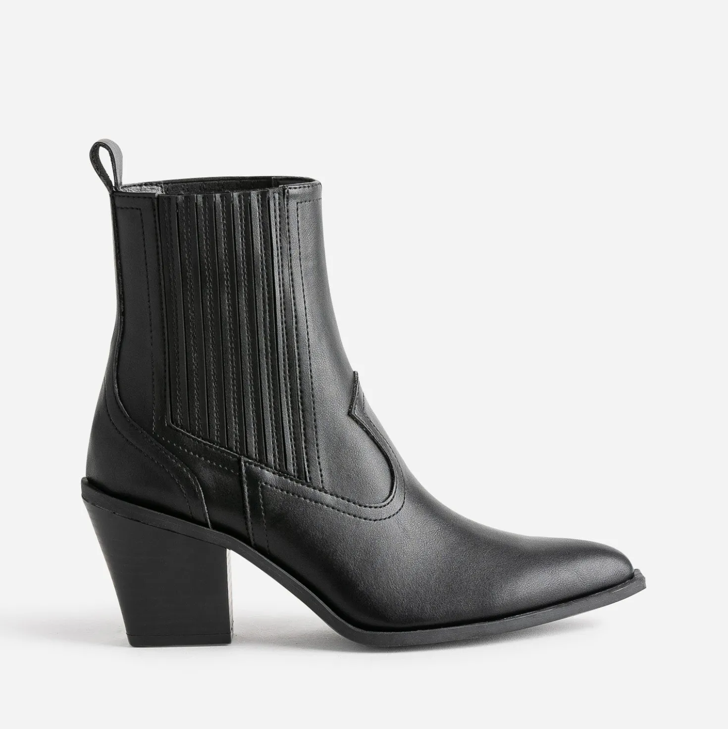 Boots Western TEXTO noir