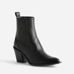 Boots Western TEXTO noir