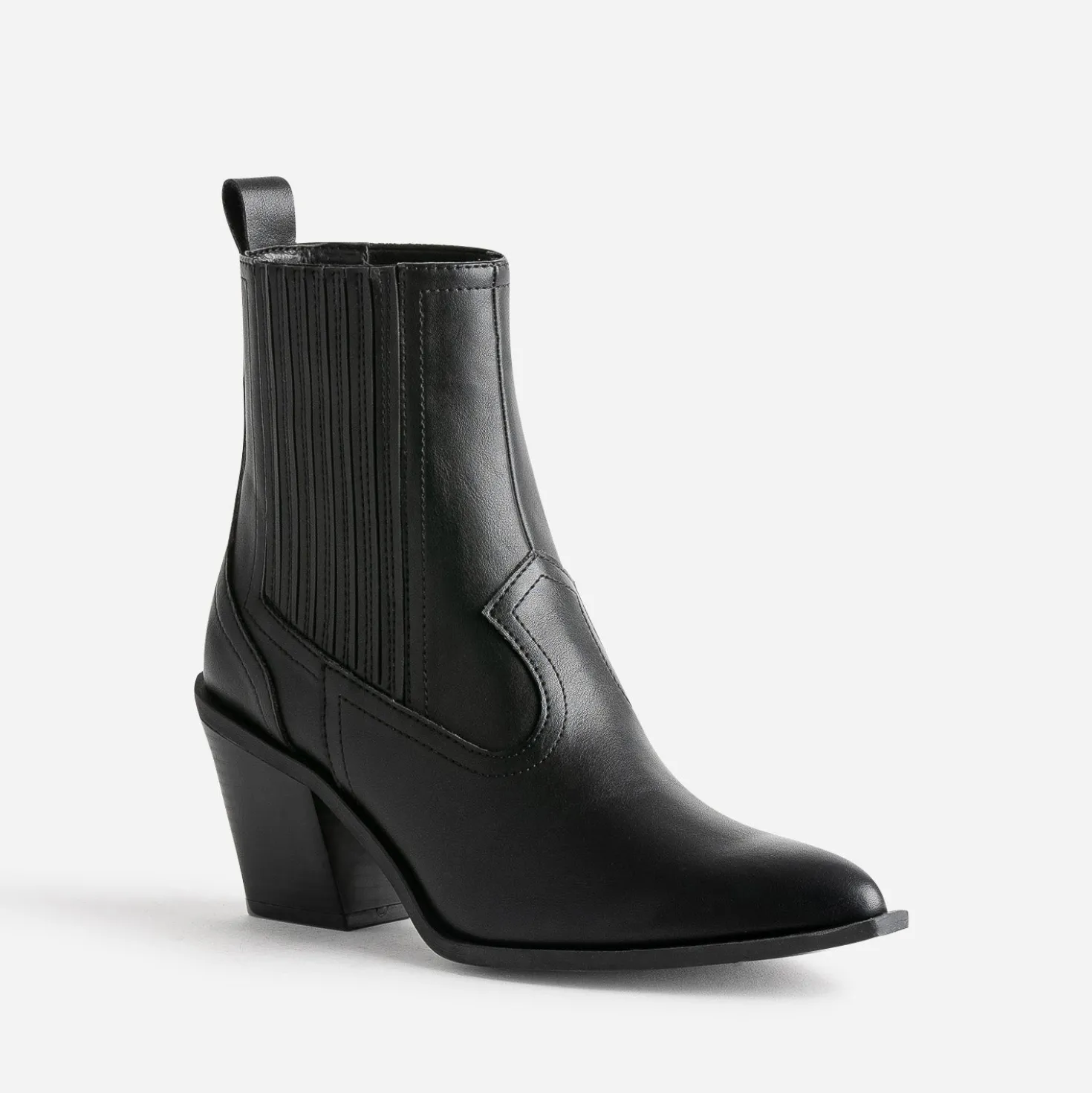 Boots Western TEXTO noir