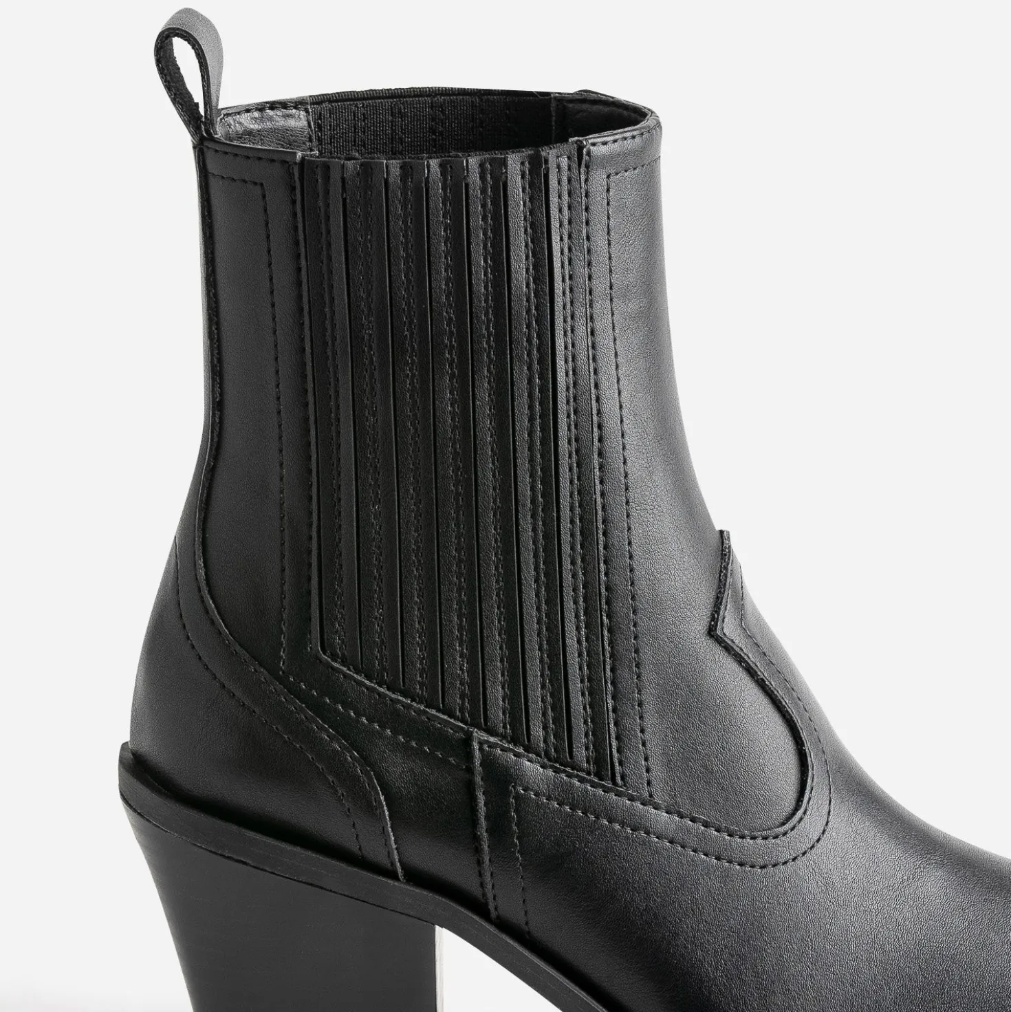 Boots Western TEXTO noir