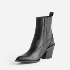 Boots Western TEXTO noir