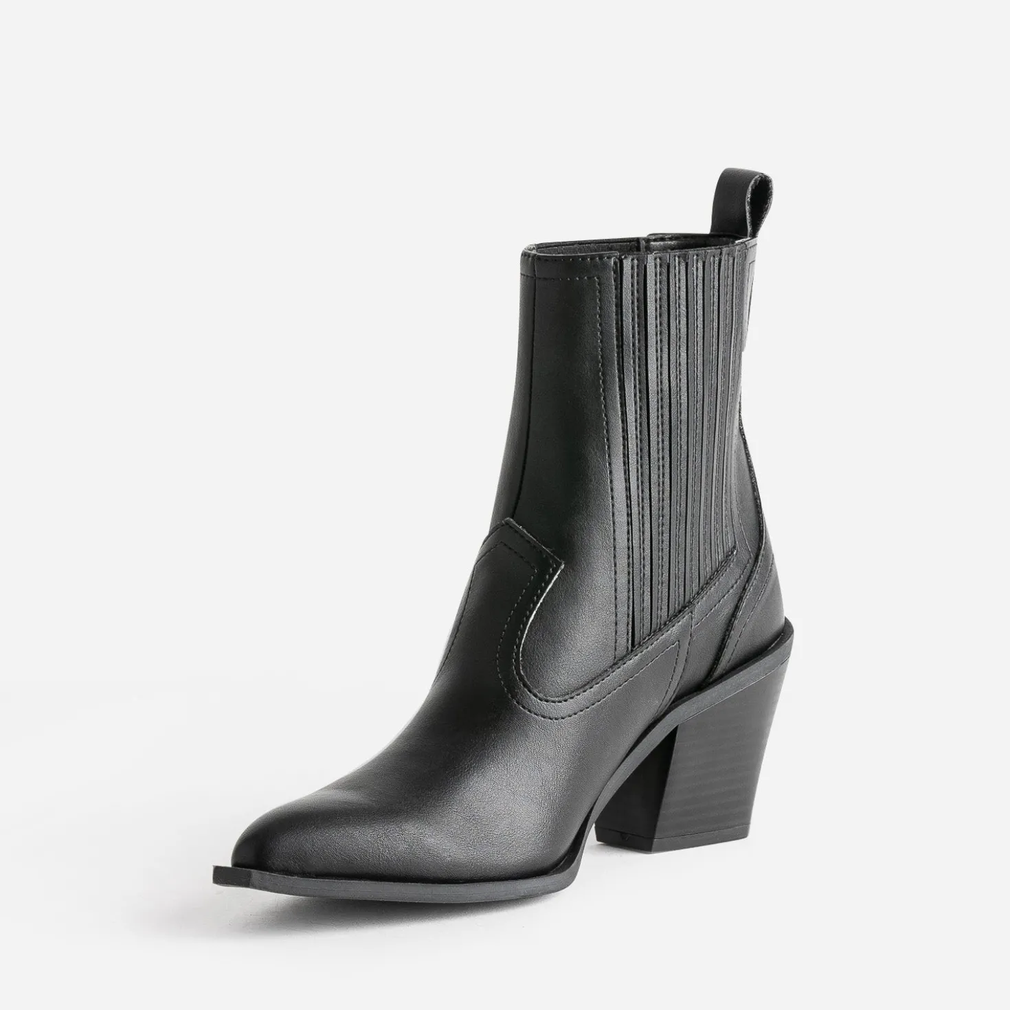 Boots Western TEXTO noir