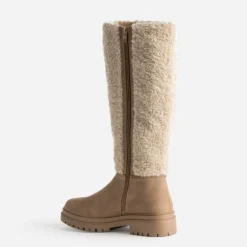 Botte camel bi-matière semelle crantée