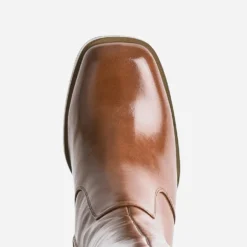 Botte cognac éco-conçue à plateforme