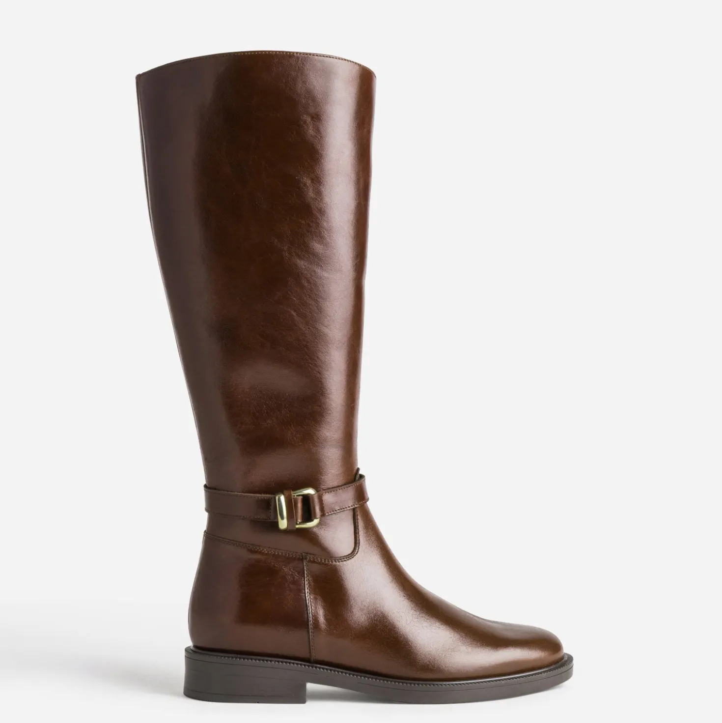 Botte cognac cuir