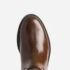 Botte cognac cuir