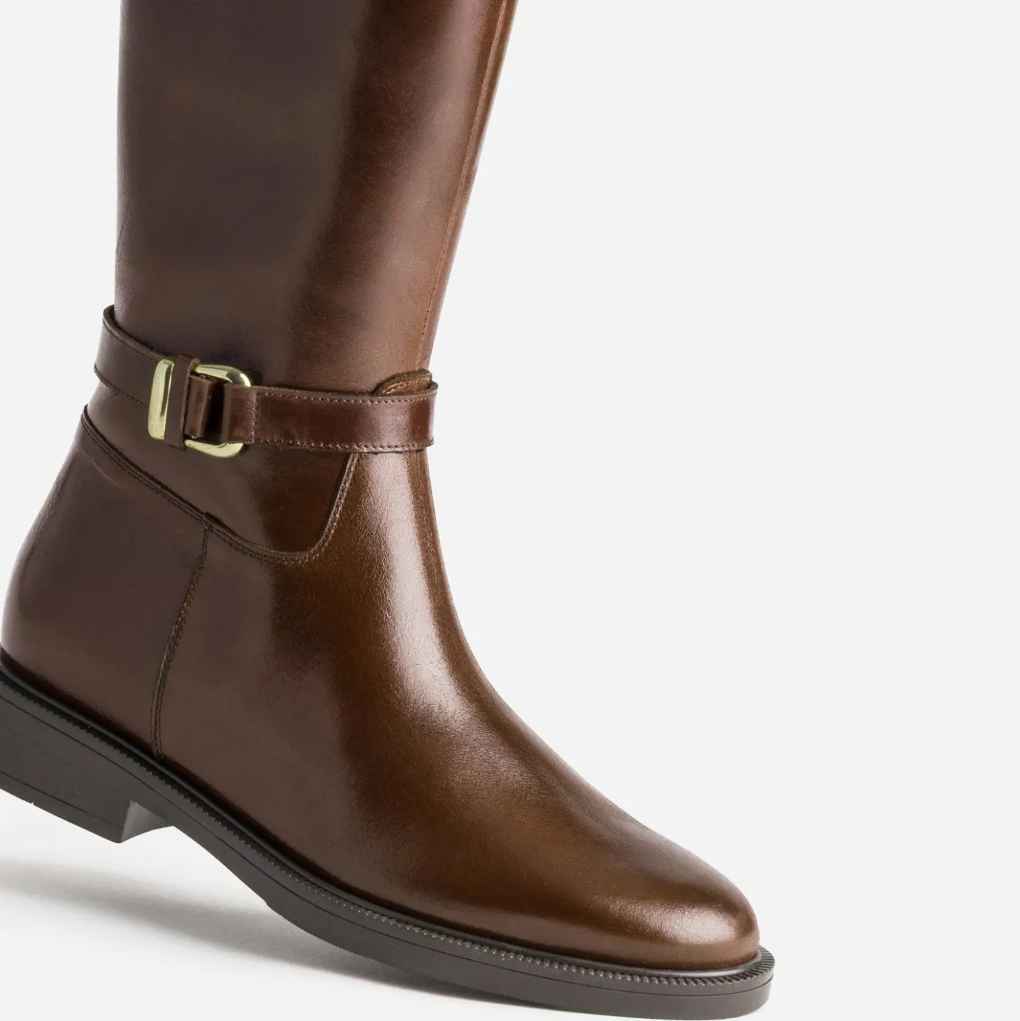 Botte cognac cuir