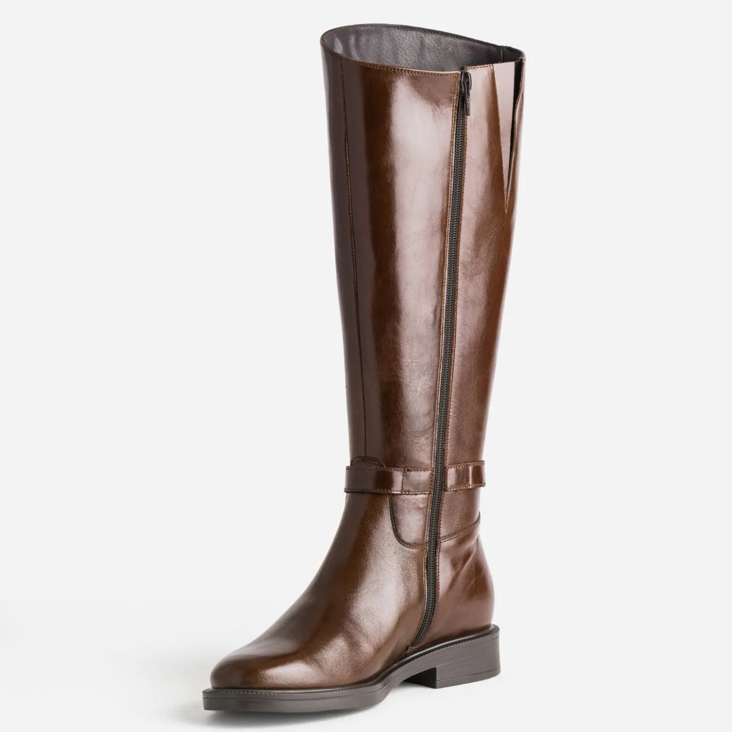 Botte cognac cuir