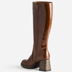 Botte cognac à talon