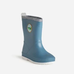Botte de pluie BE ONLY bleu patch crocodile