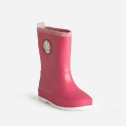Botte de pluie BE ONLY rose patch lapin