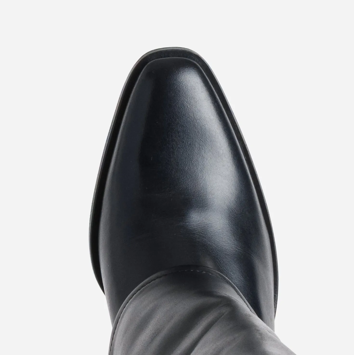 Botte fourreau noire cuir