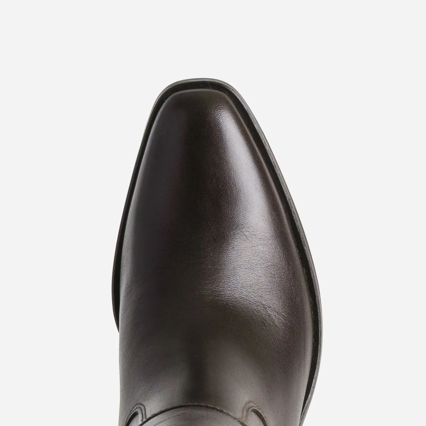 Botte marron cuir