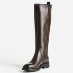 Botte marron cuir