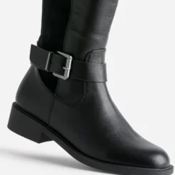 Botte noire bi matière