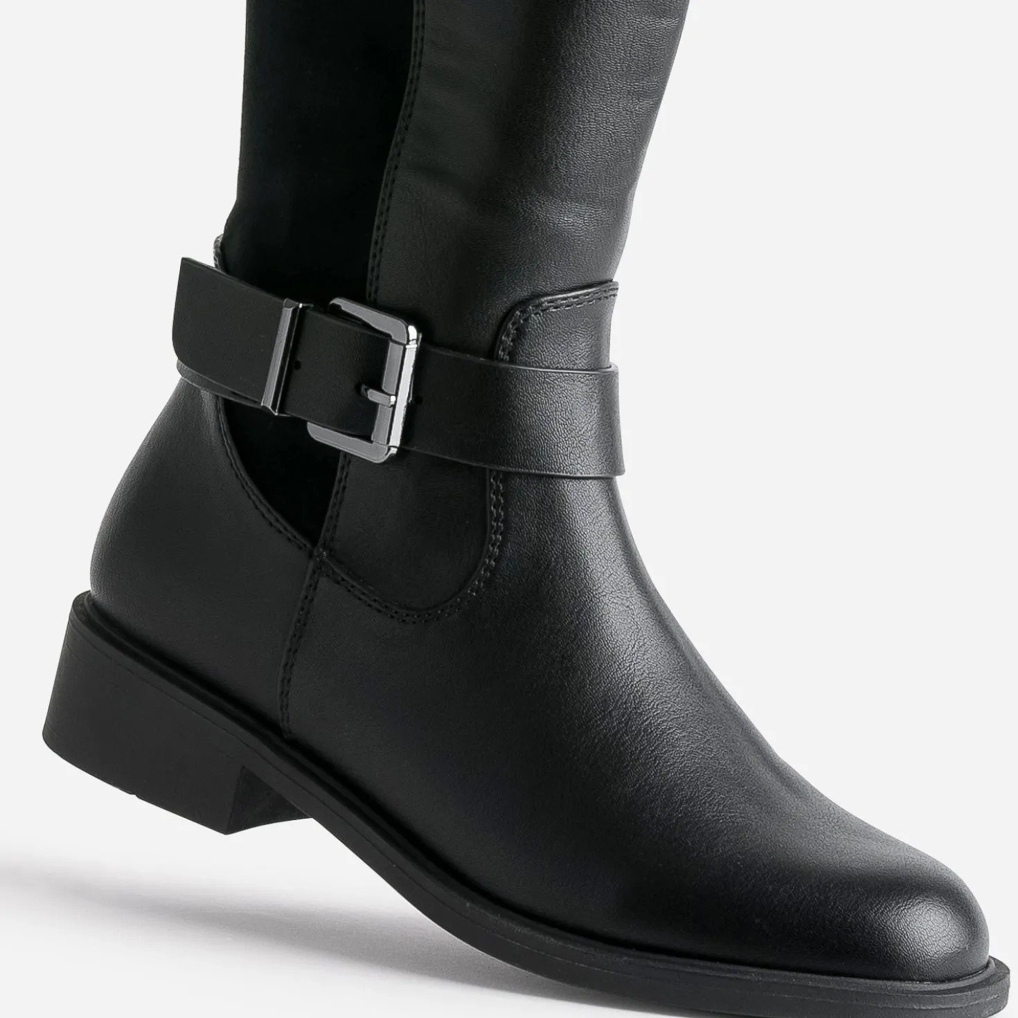Botte noire bi matière