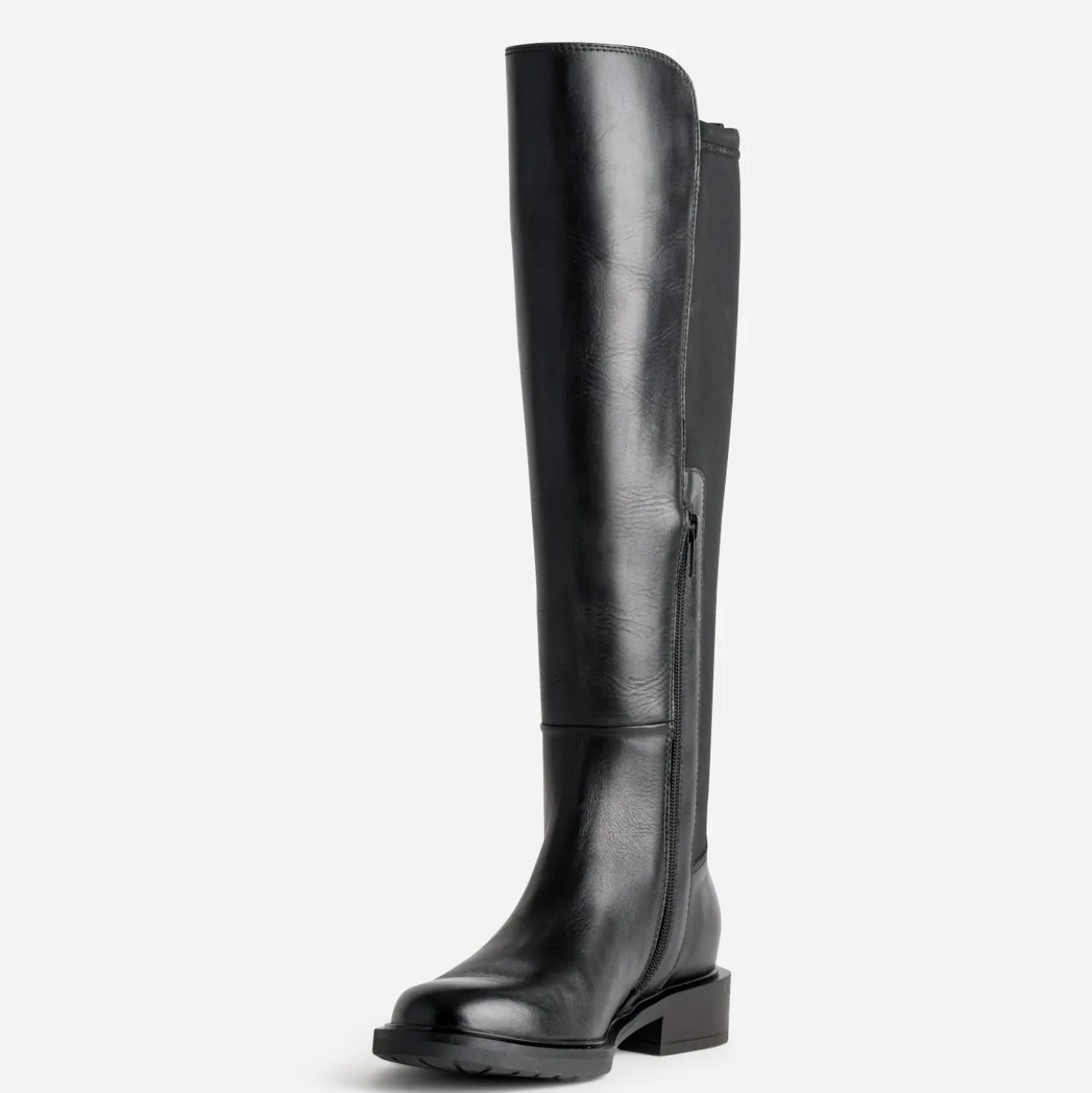 Botte noire bi-matière