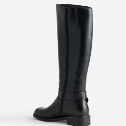 Botte noire boucle cheville