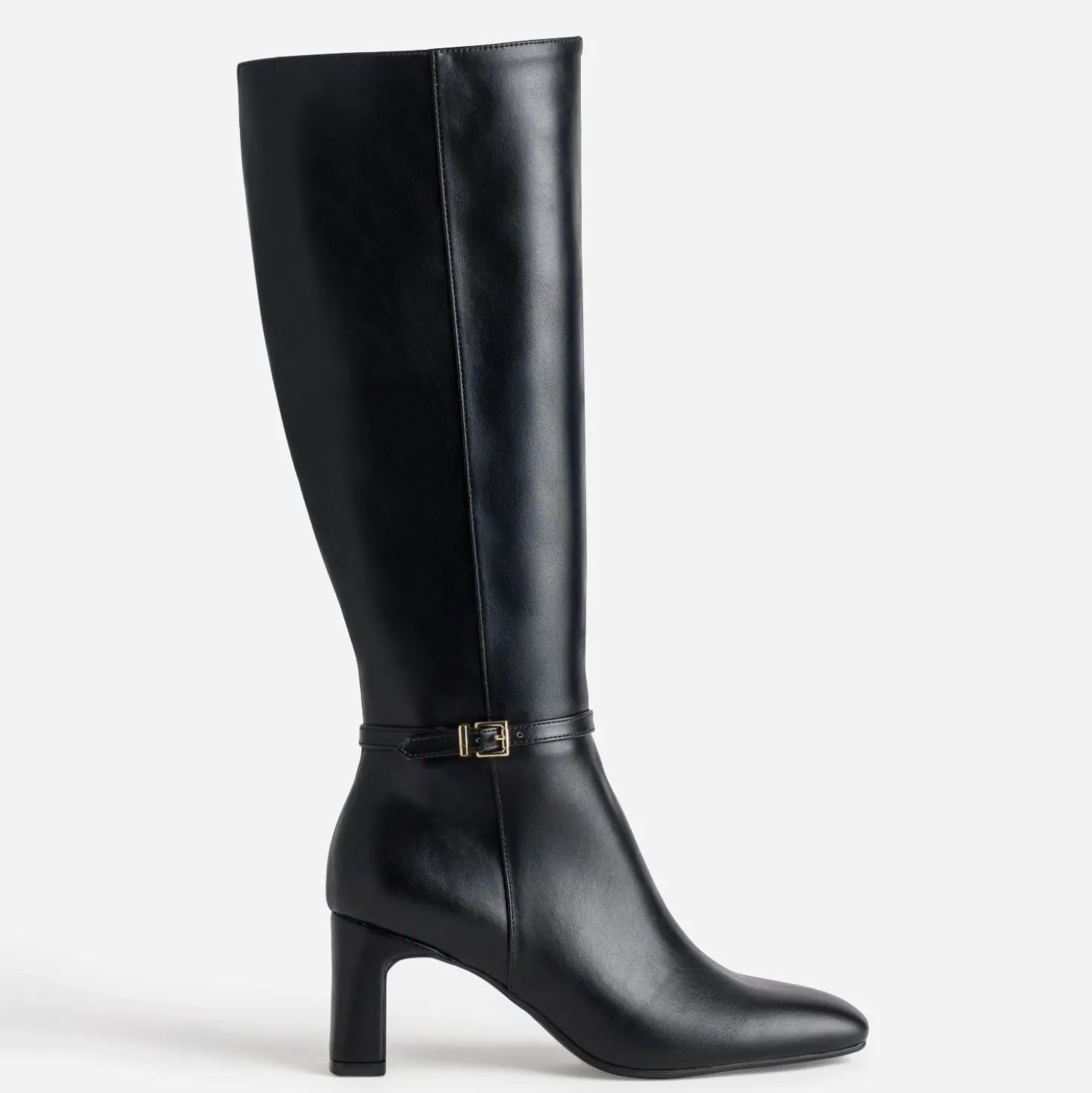 Botte noire bride cheville