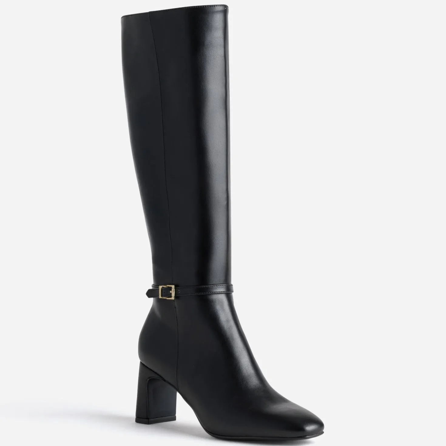 Botte noire bride cheville