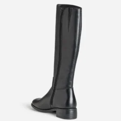 Botte noire cuir