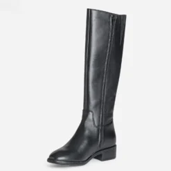 Botte noire cuir