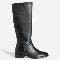 Botte noire cuir