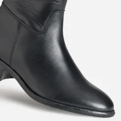 Botte noire cuir