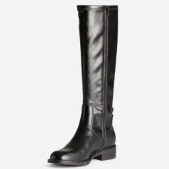 Botte noire forme cavalière