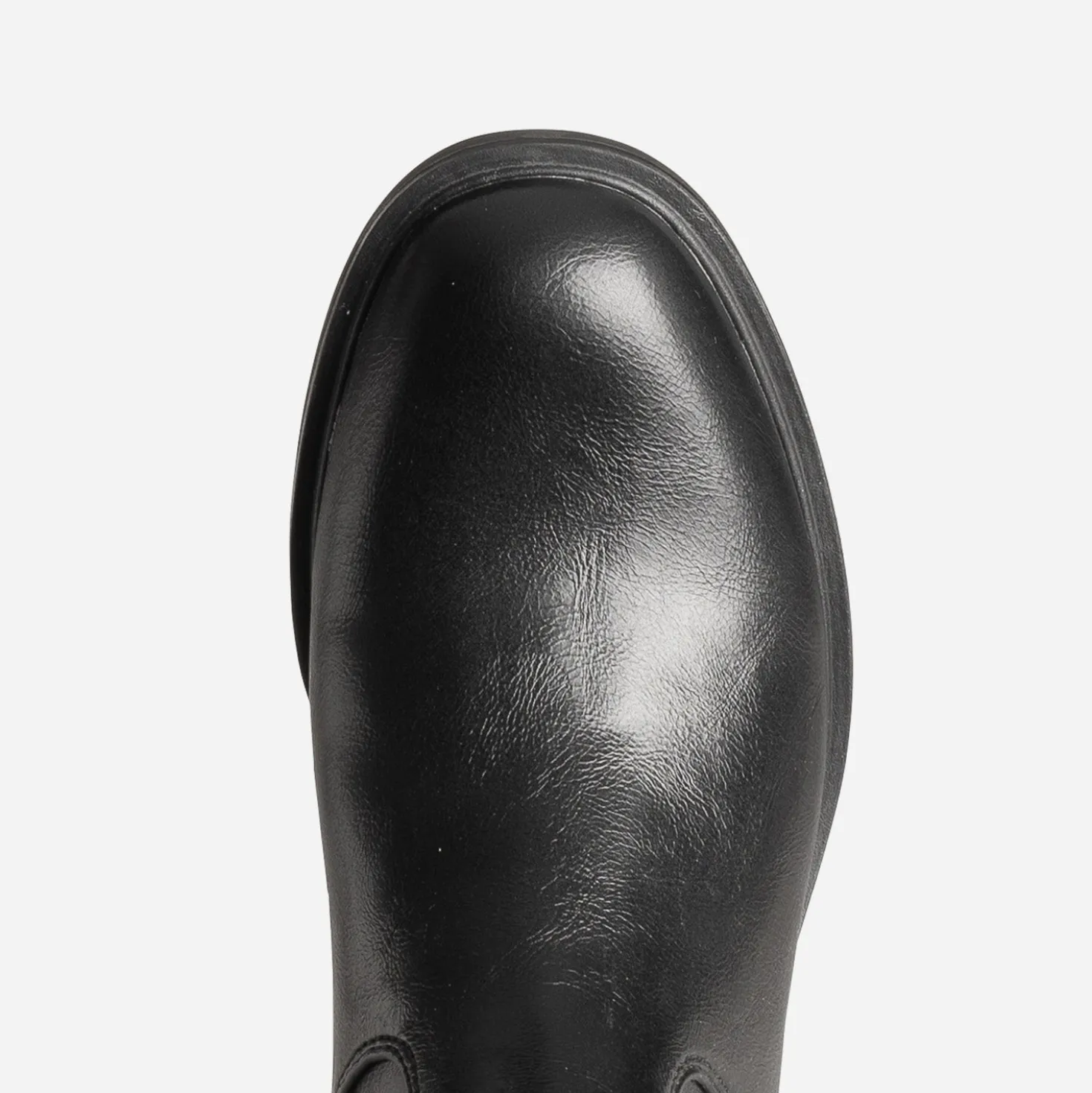 Botte noire forme cavalière
