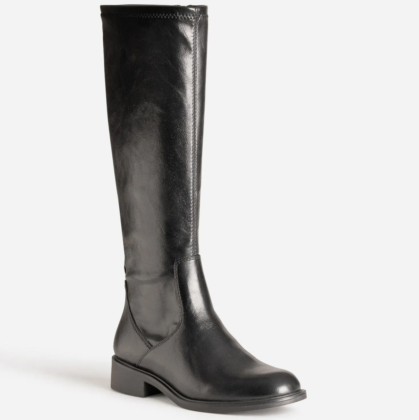 Botte noire forme cavalière
