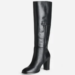 Botte à talon noire