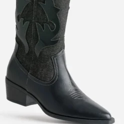 Botte TEXTO denim gris esprit santiag