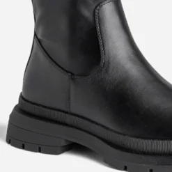 Botte TEXTO noire à semelle crantée