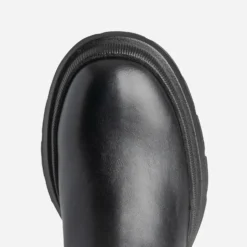 Botte TEXTO noire à semelle crantée