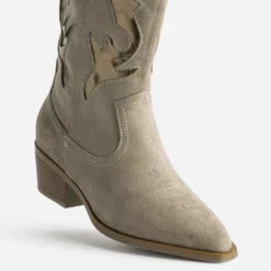 Botte TEXTO taupe et bronze esprit santiag